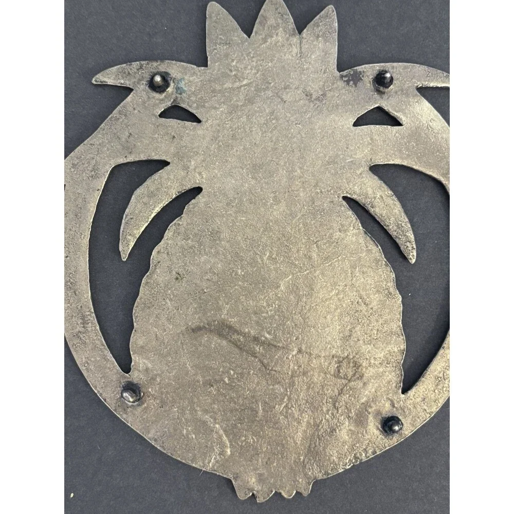 Vintage Brass Pineapple Trivets From Hawaii - Picture 5 of 8